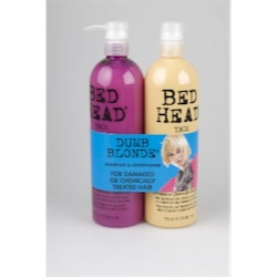TIGI Bed Head Dumb Blonde 2 x 750 ml DKK 349,- GRATIS LEVERET.